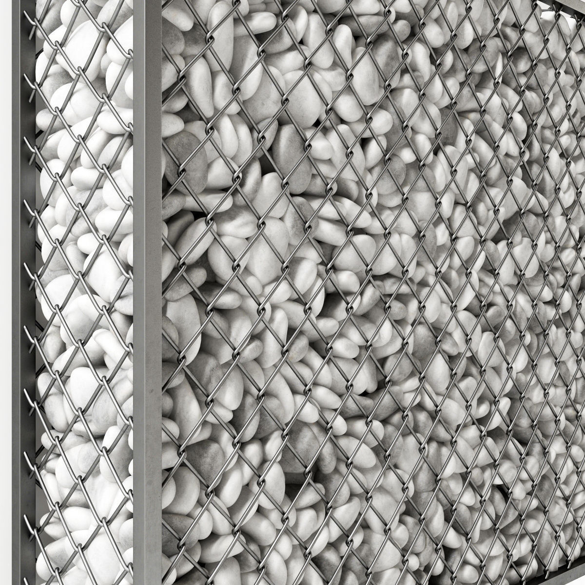 Gabion pebble low n6 Two 3D model_6