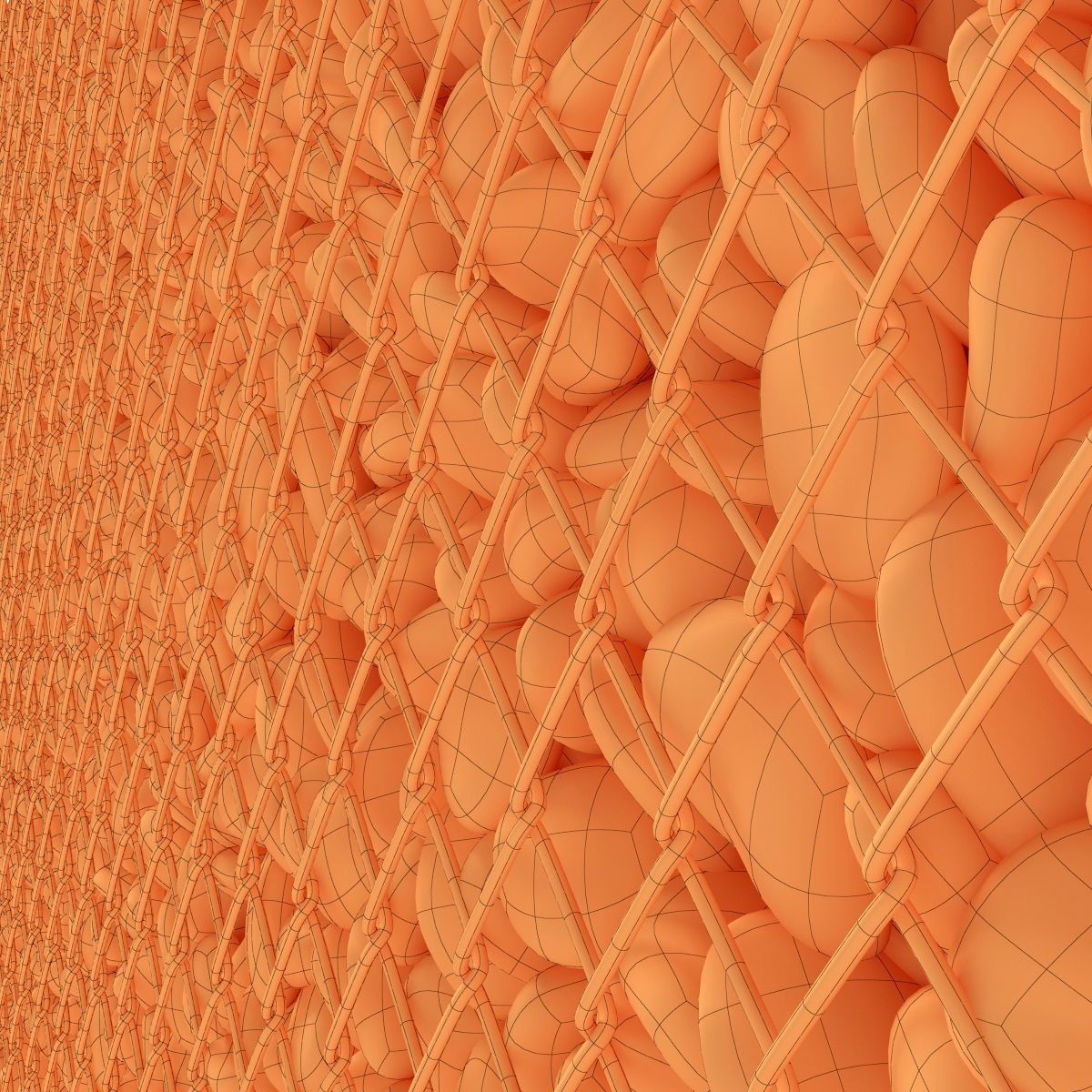 Gabion pebble low n6 Two 3D model_13