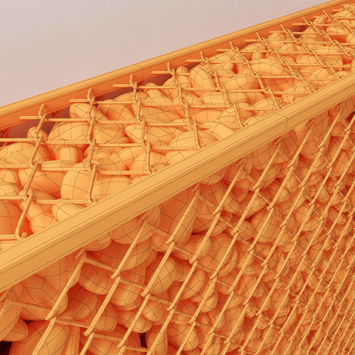 Gabion pebble low n6 Two 3D model_16