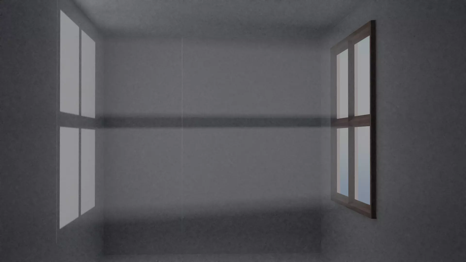 Simple Window Free low-poly 3D model_0