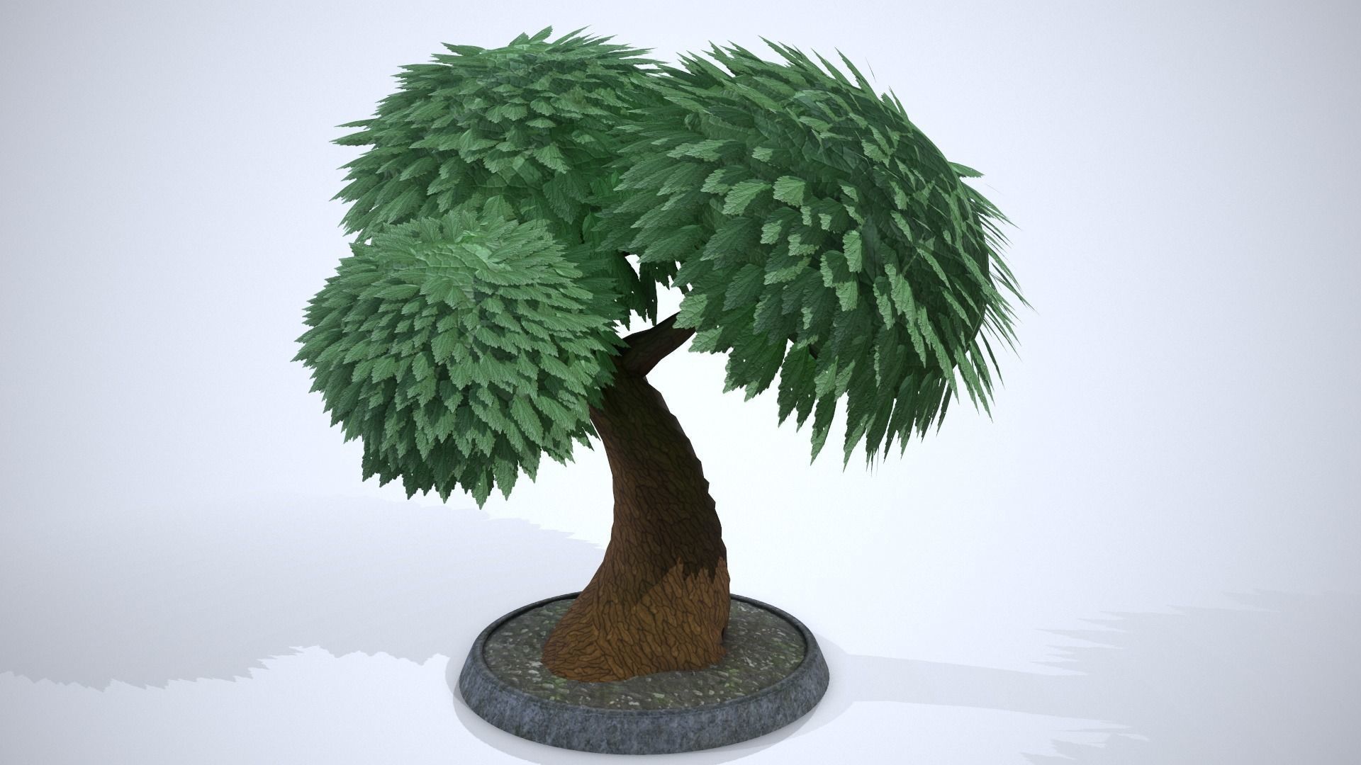 Cartoon Tree 3D model_1