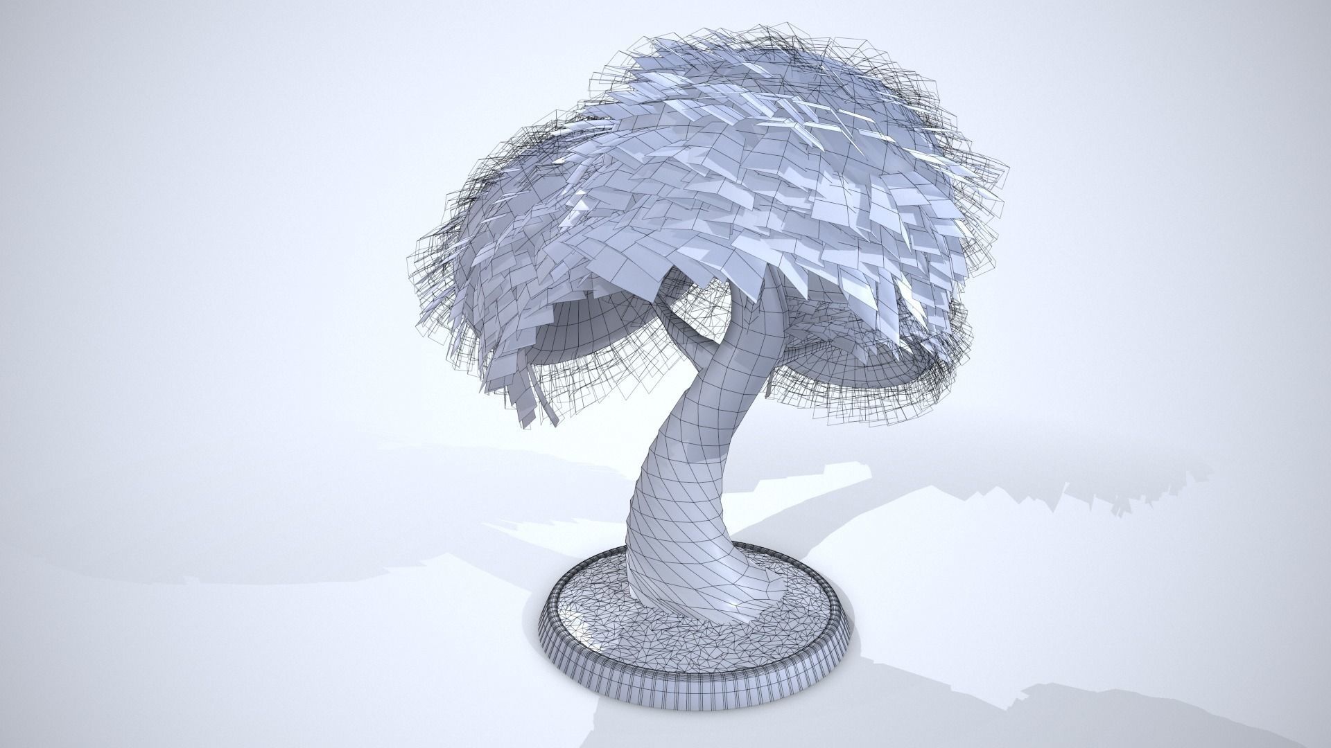 Cartoon Tree 3D model_9