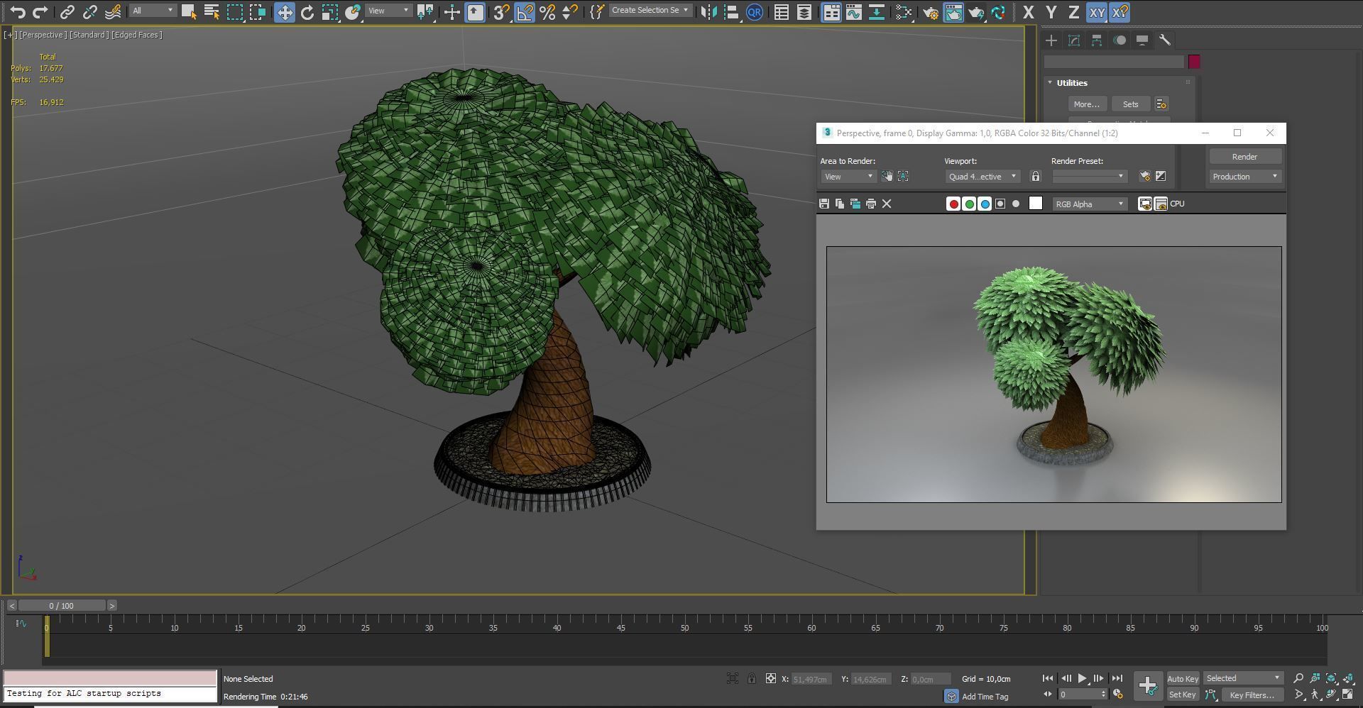 Cartoon Tree 3D model_12