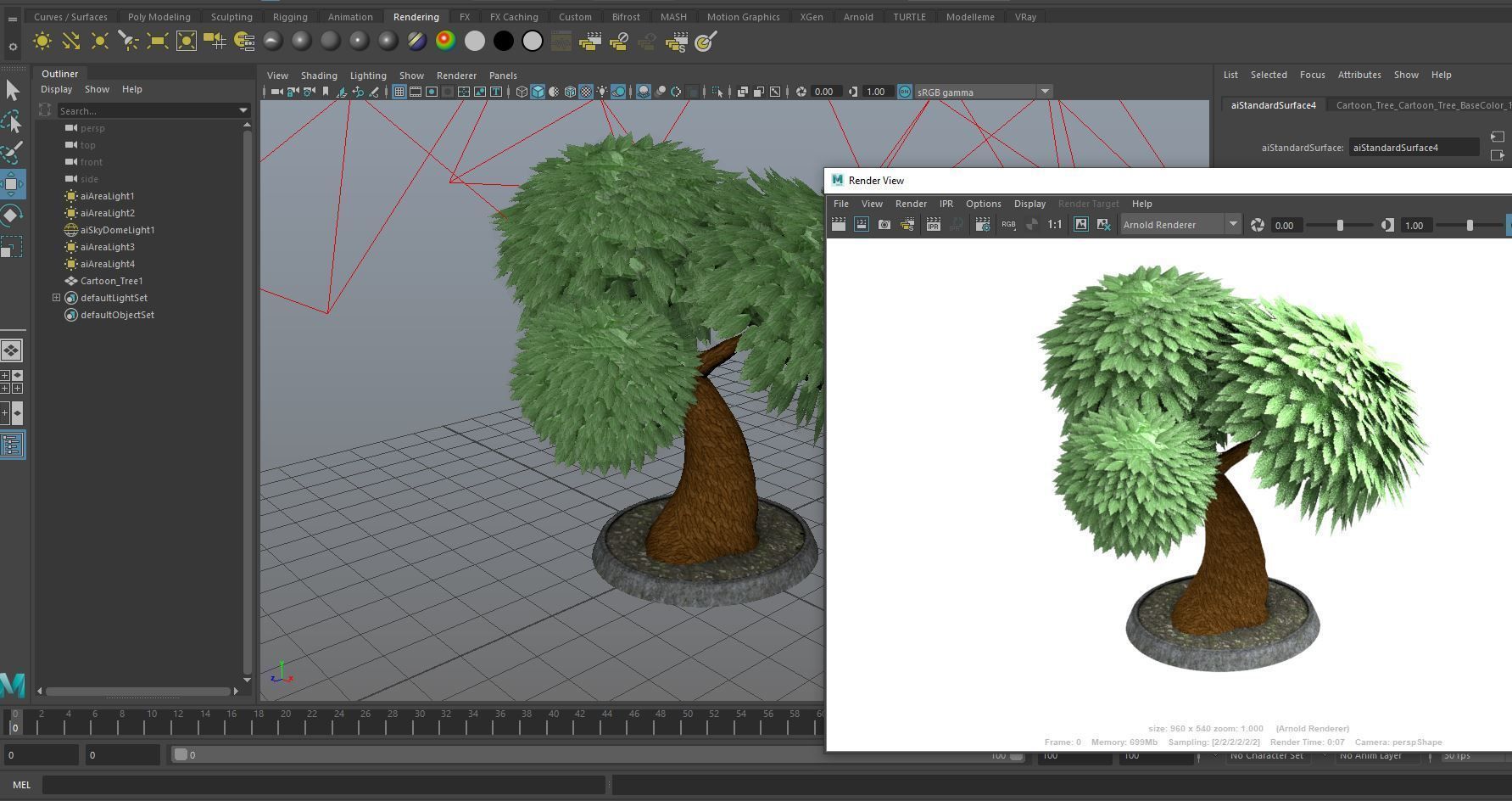 Cartoon Tree 3D model_13