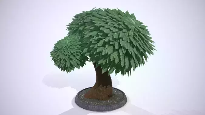 Cartoon Tree 3D model