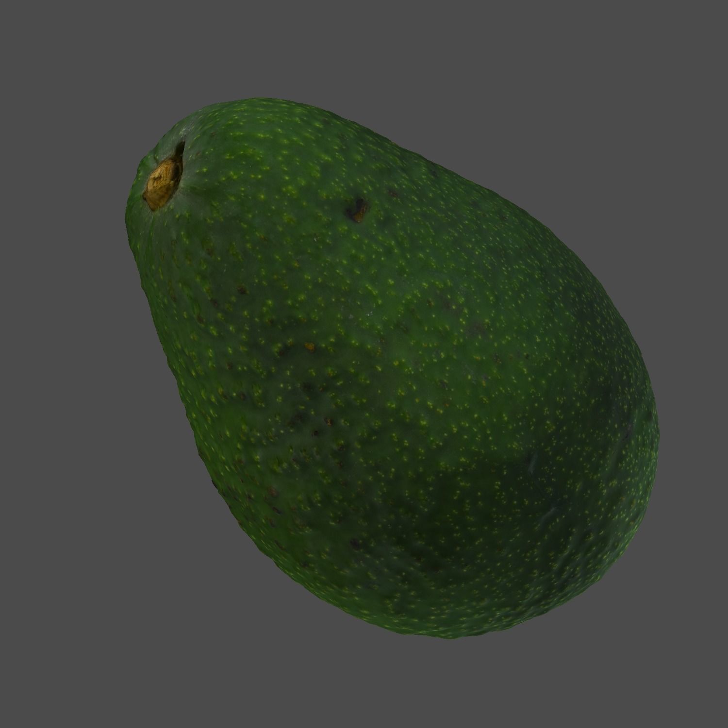 Photorealistic 3D Scanned Avocado Low-poly 3D model_6
