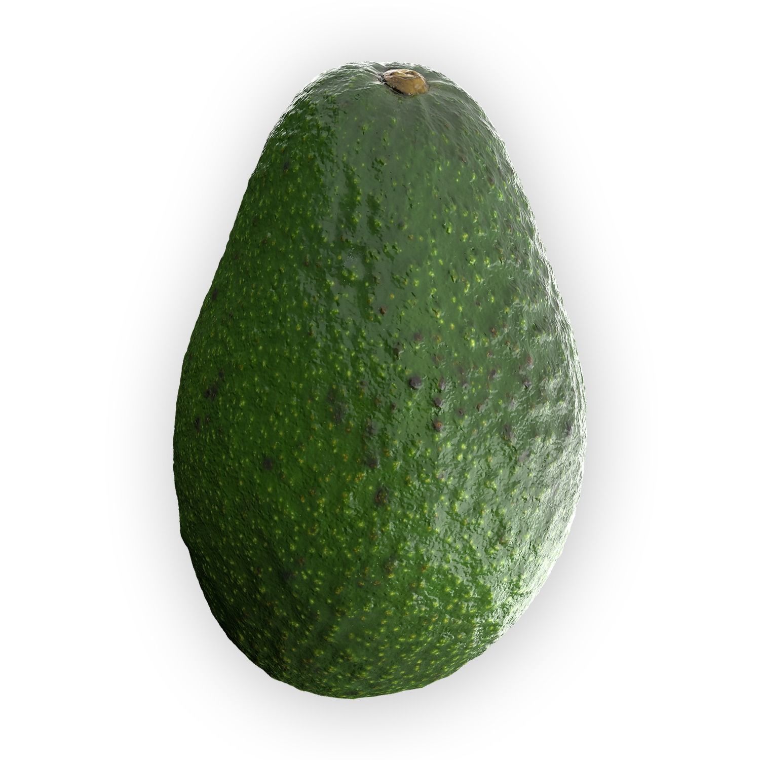 Photorealistic 3D Scanned Avocado Low-poly 3D model_3