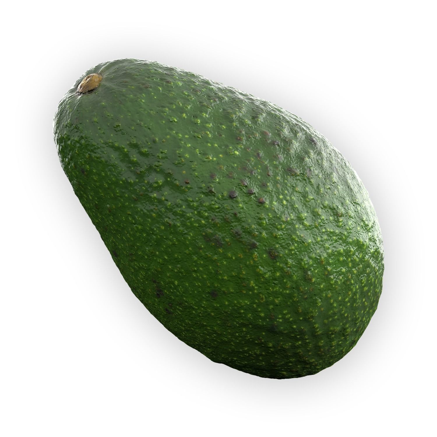 Photorealistic 3D Scanned Avocado Low-poly 3D model_2