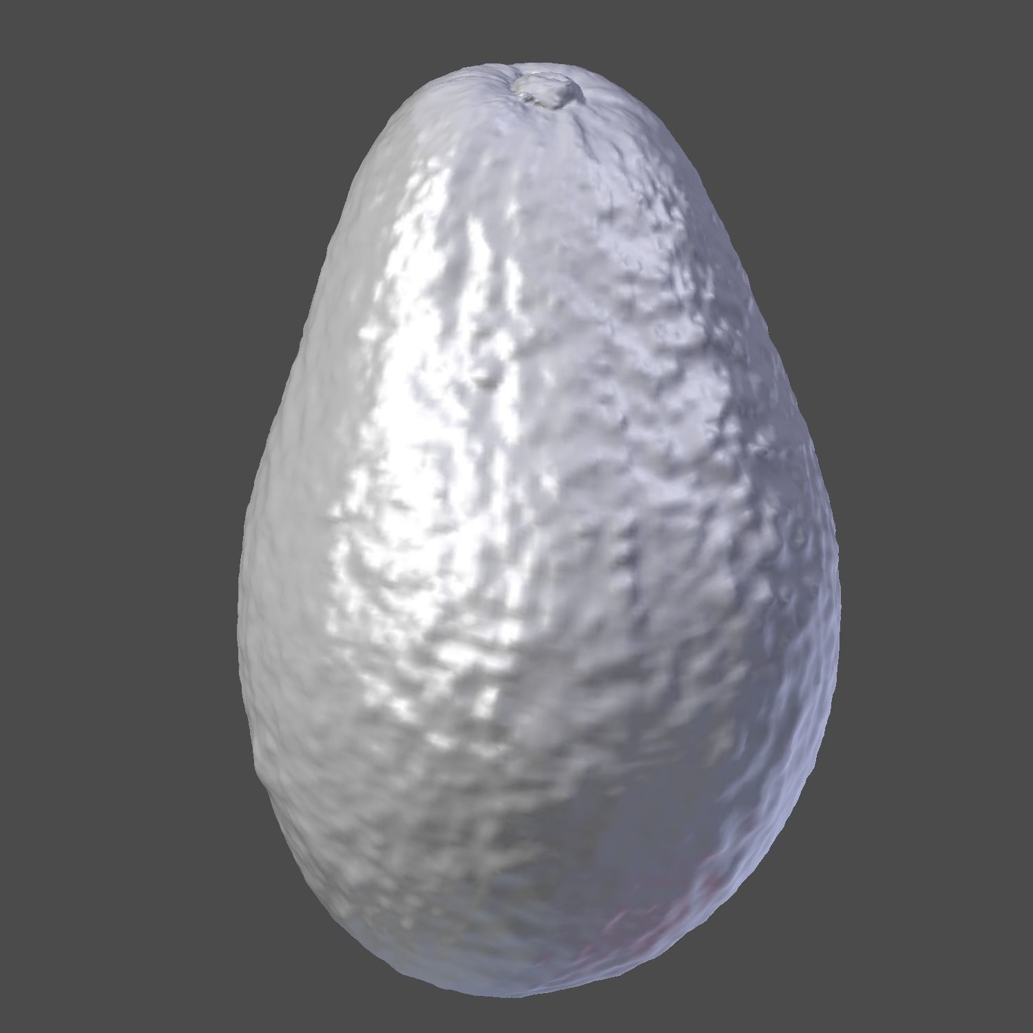 Photorealistic 3D Scanned Avocado Low-poly 3D model_5