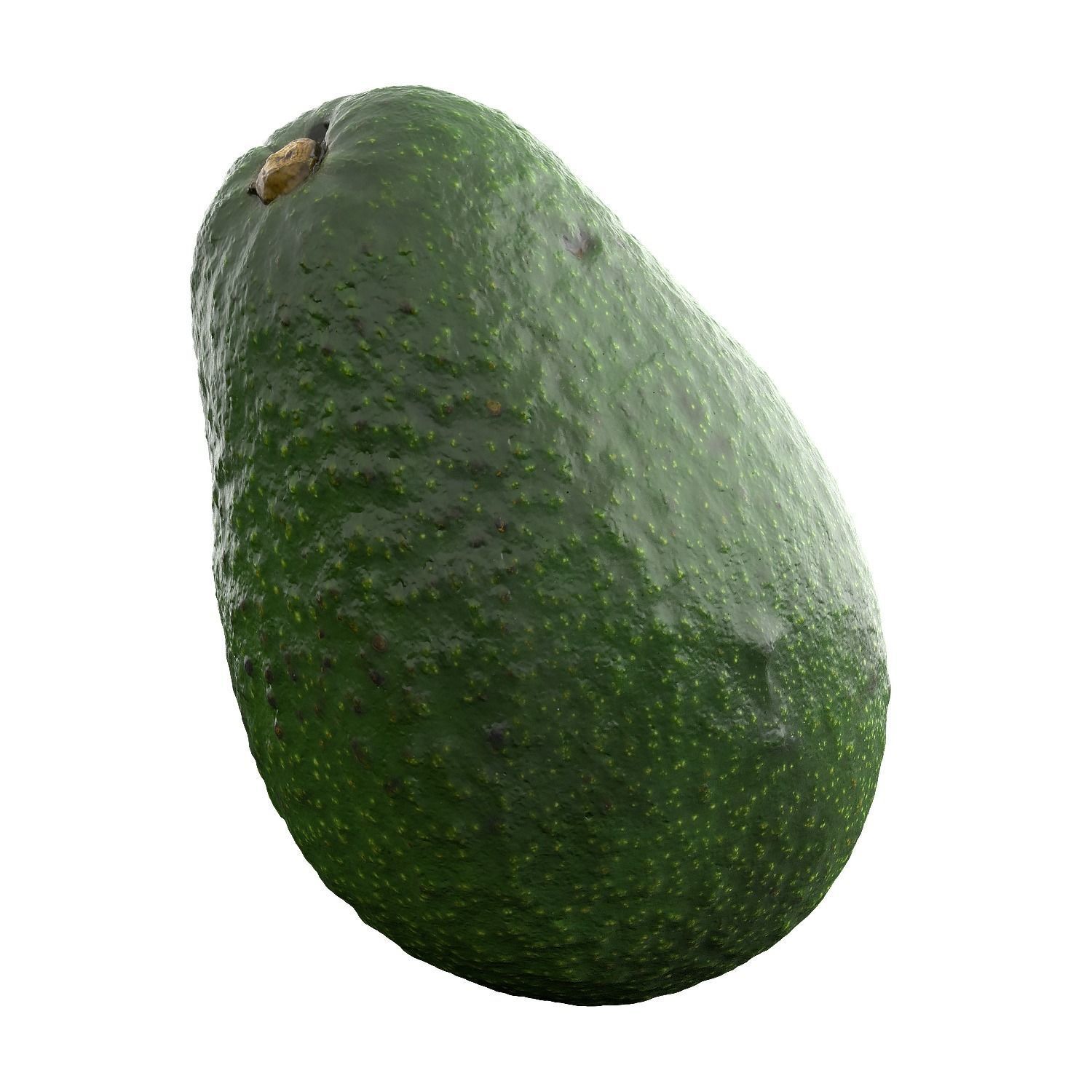 Photorealistic 3D Scanned Avocado Low-poly 3D model_1
