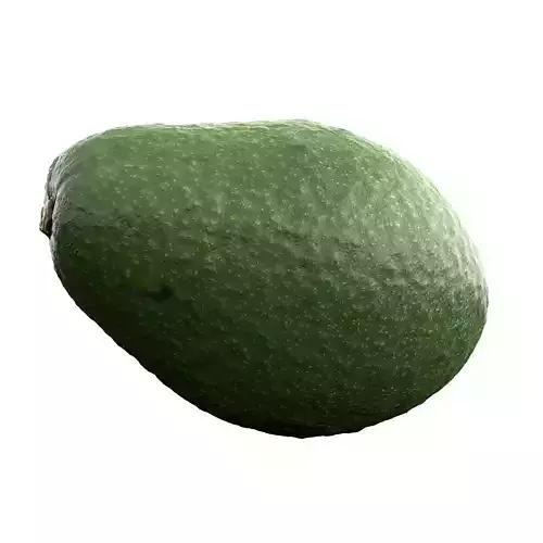 Photorealistic 3D Scanned Avocado