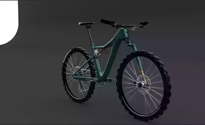 MTB Mountain Bike 2020 Model Maya Materials