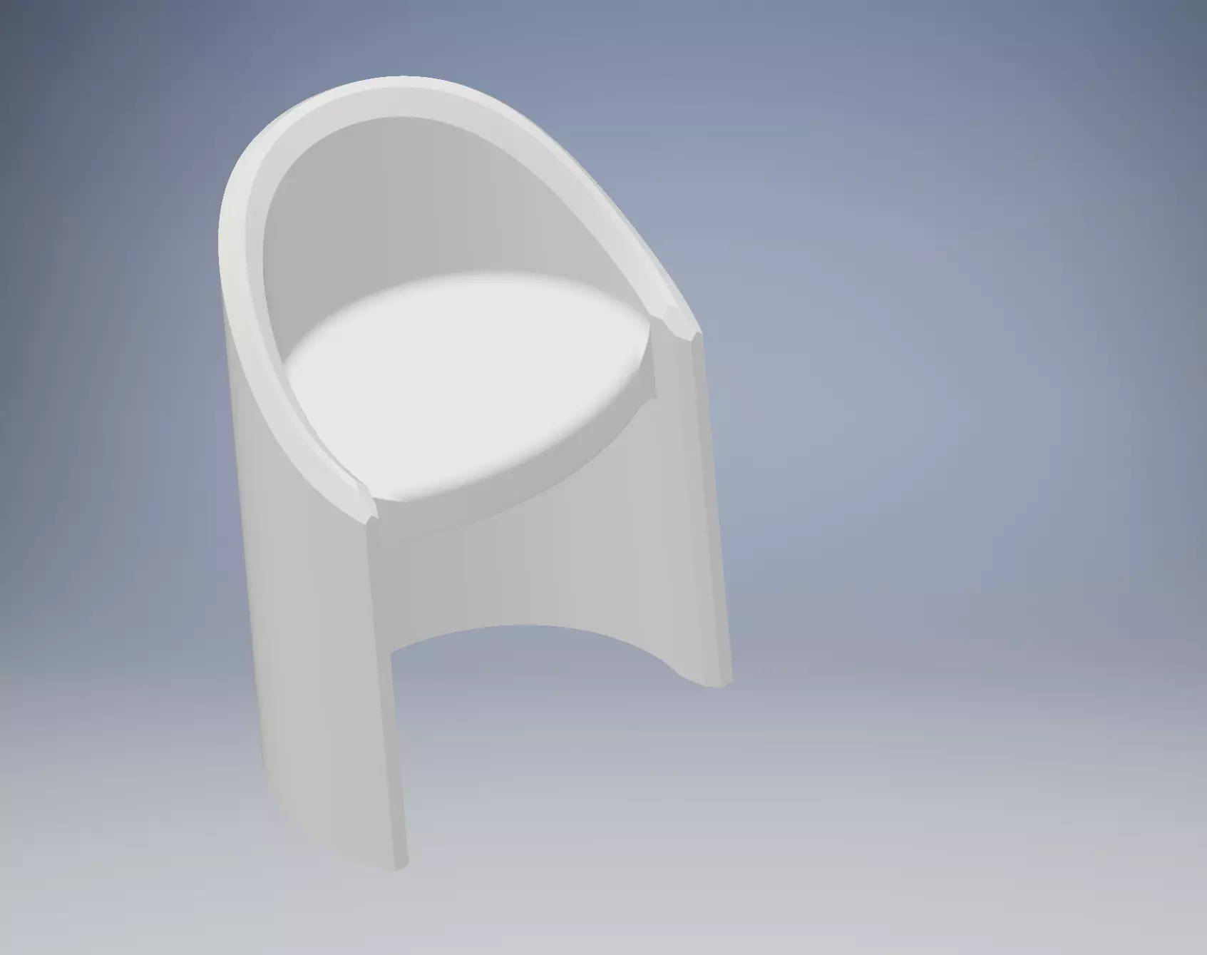 Armchair chair Free 3D model_0