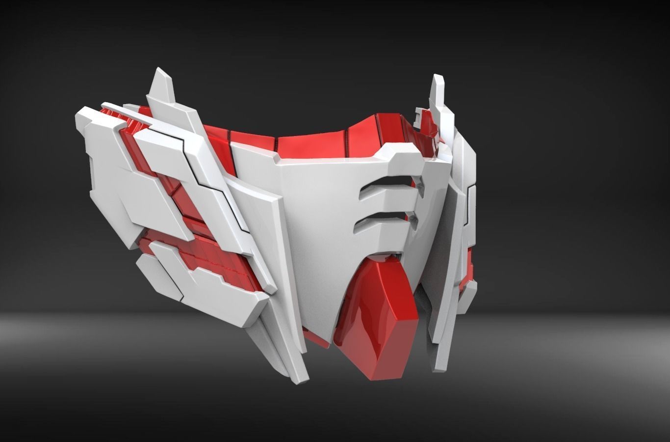 Unicorn Custom Mask 3D print model_1