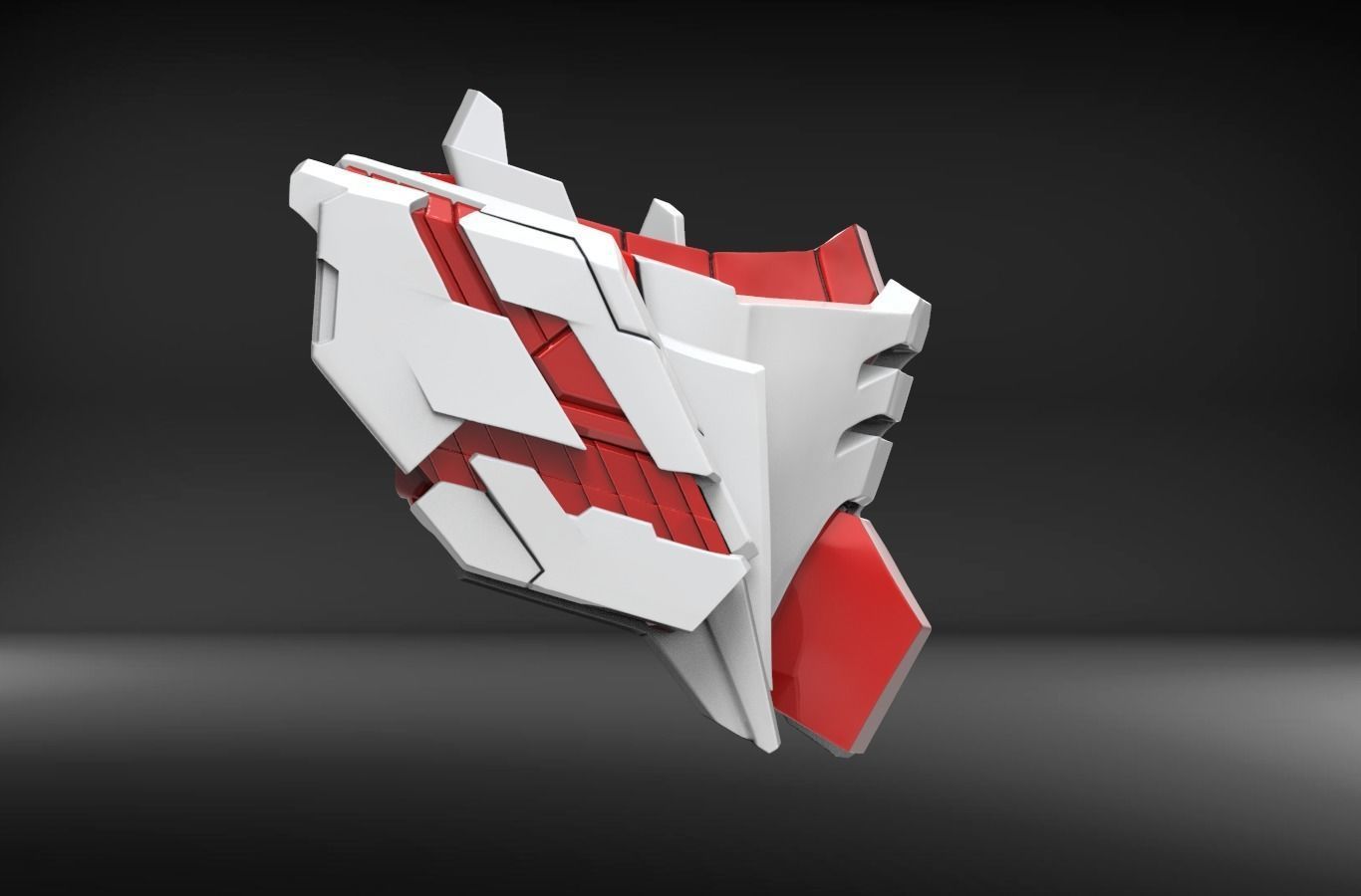 Unicorn Custom Mask 3D print model_2