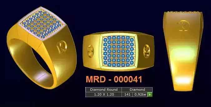 10 models diamond menring 5