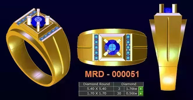 10 models diamond menring 6