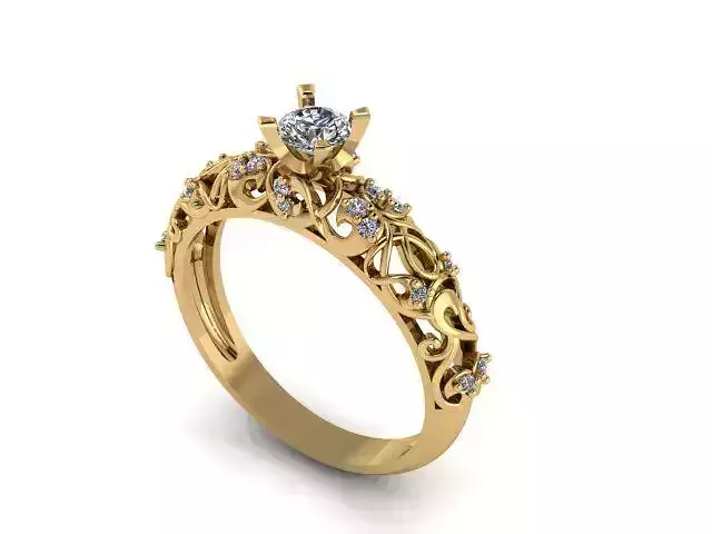 Solitaire ring 14