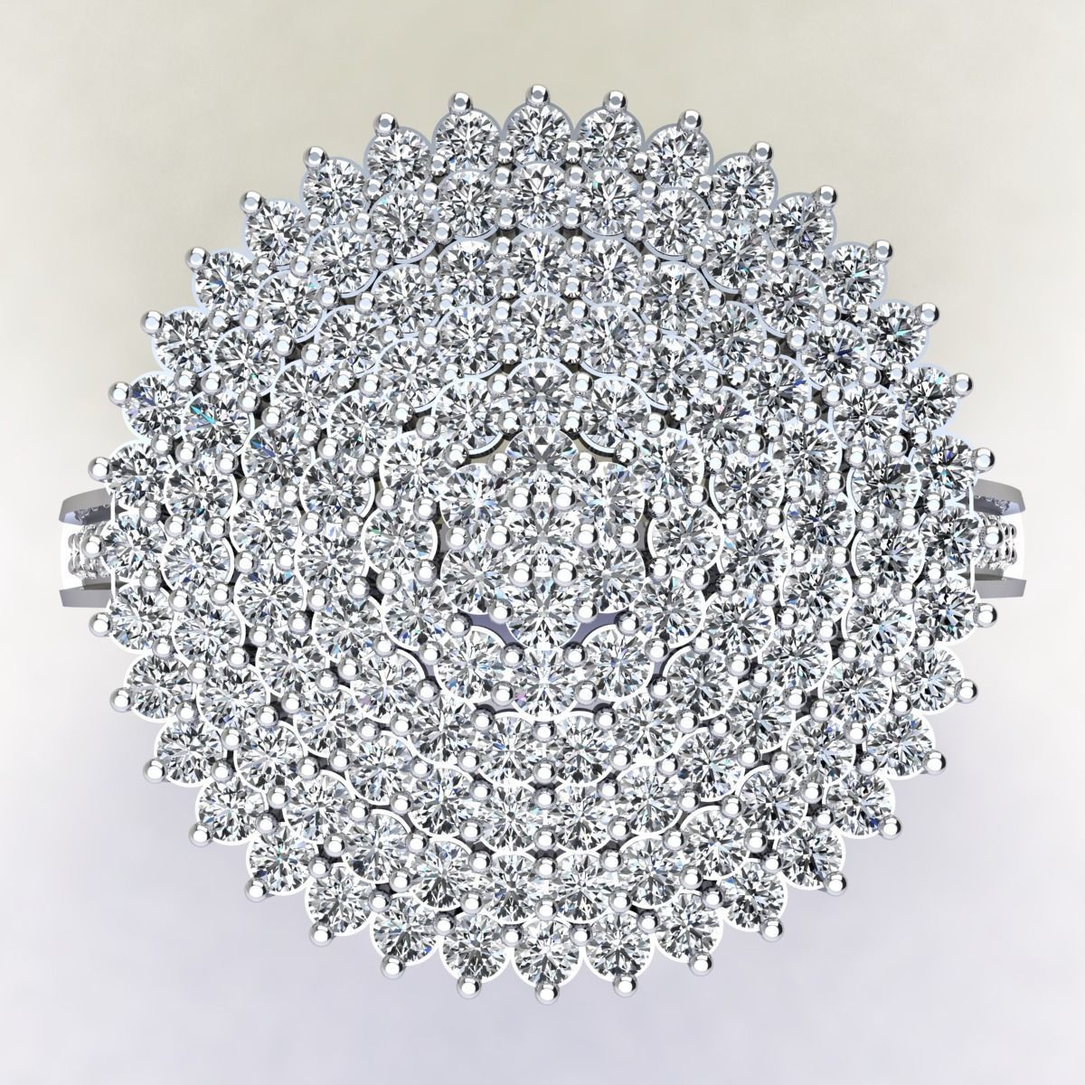 Big Vintage Diana Ring 3D print model_12