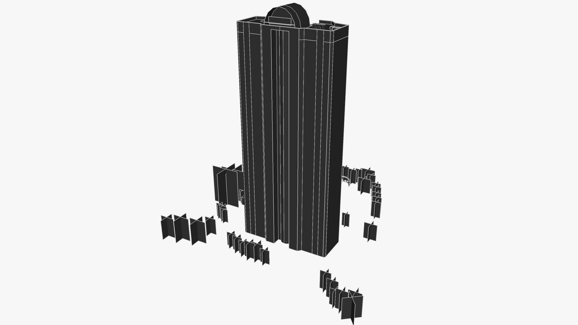 Contessa Apartments Low-poly 3D model_3