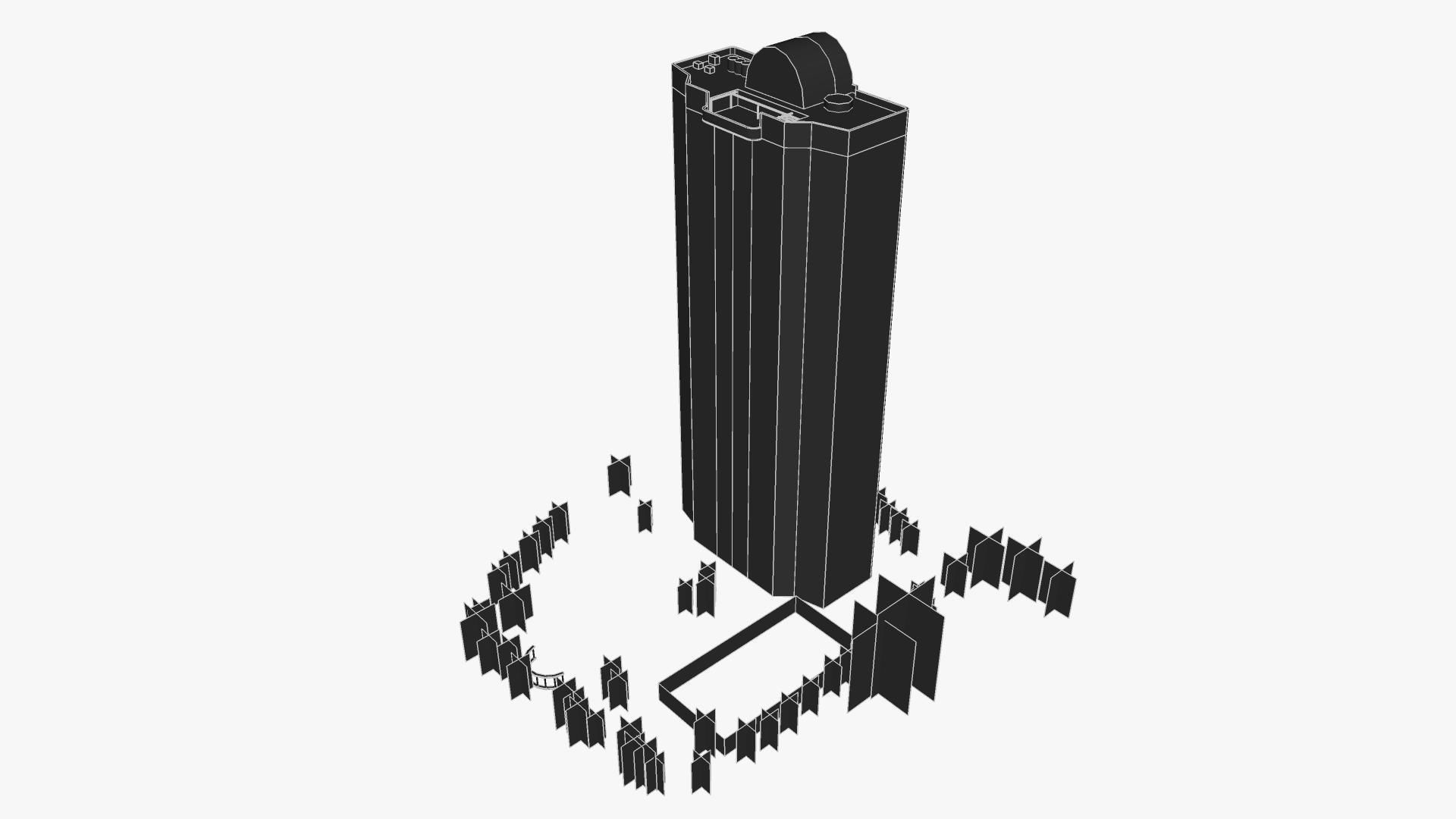 Contessa Apartments Low-poly 3D model_5