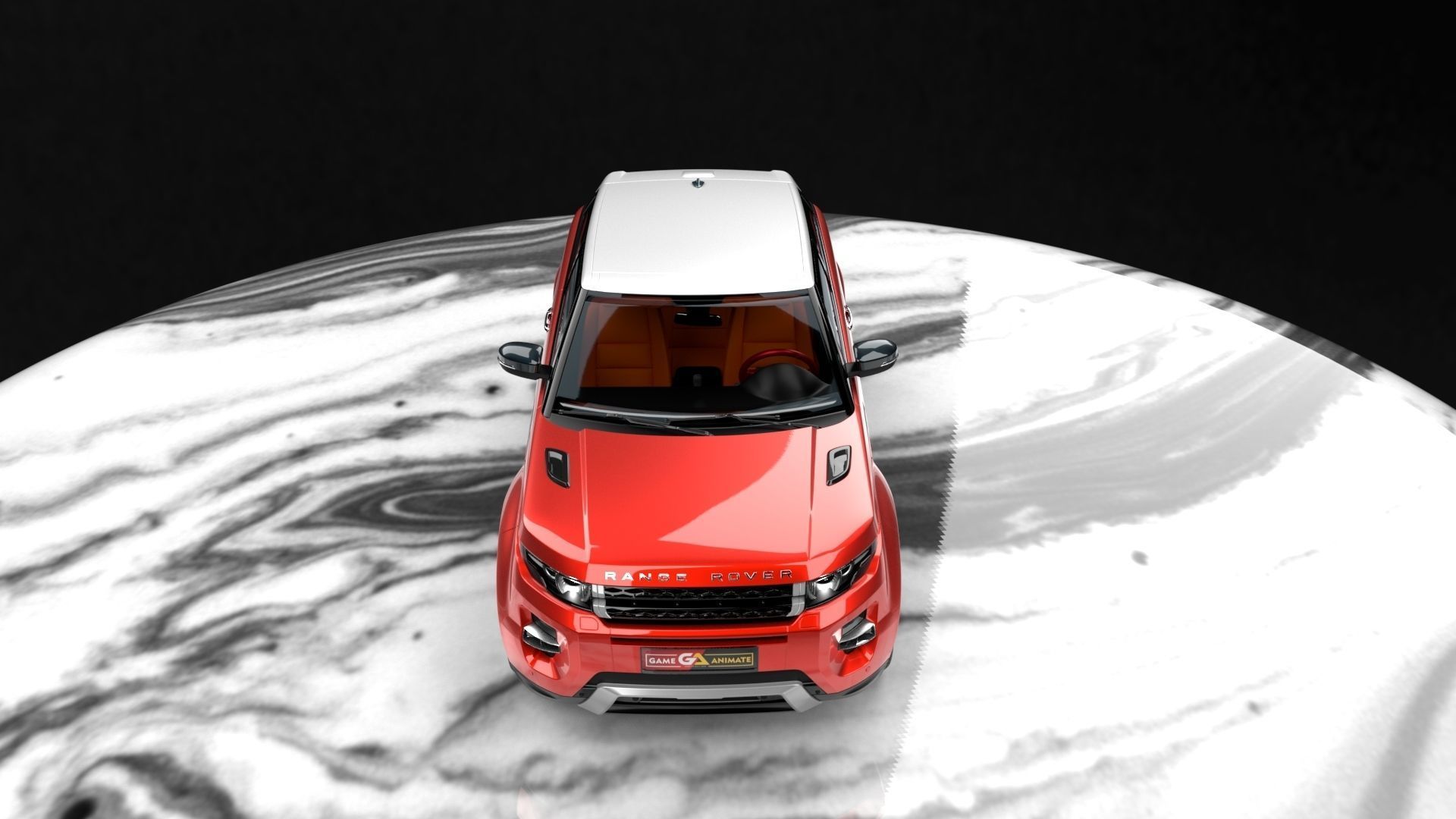 Range Rover Evoque Realistic 3D Car Model Low-poly 3D model_11