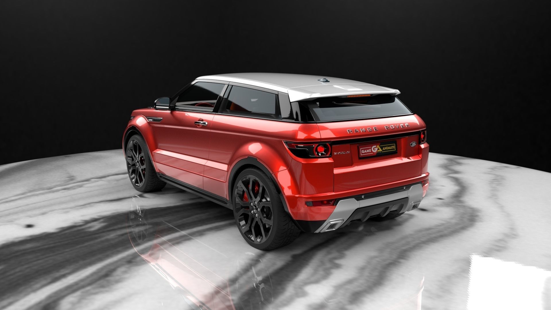 Range Rover Evoque Realistic 3D Car Model Low-poly 3D model_19