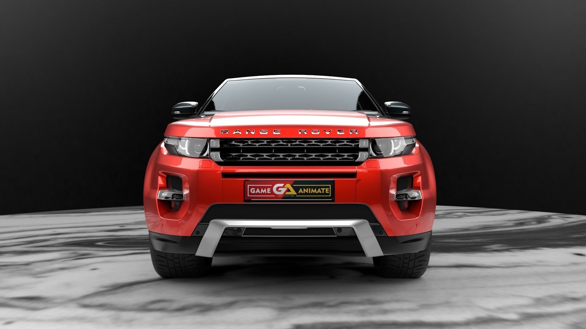 Range Rover Evoque Realistic 3D Car Model Low-poly 3D model_17