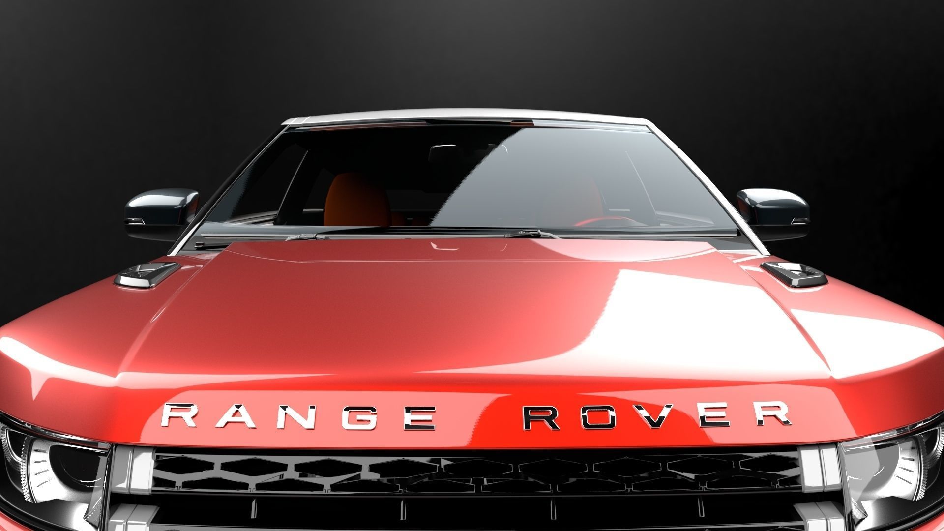 Range Rover Evoque Realistic 3D Car Model Low-poly 3D model_12