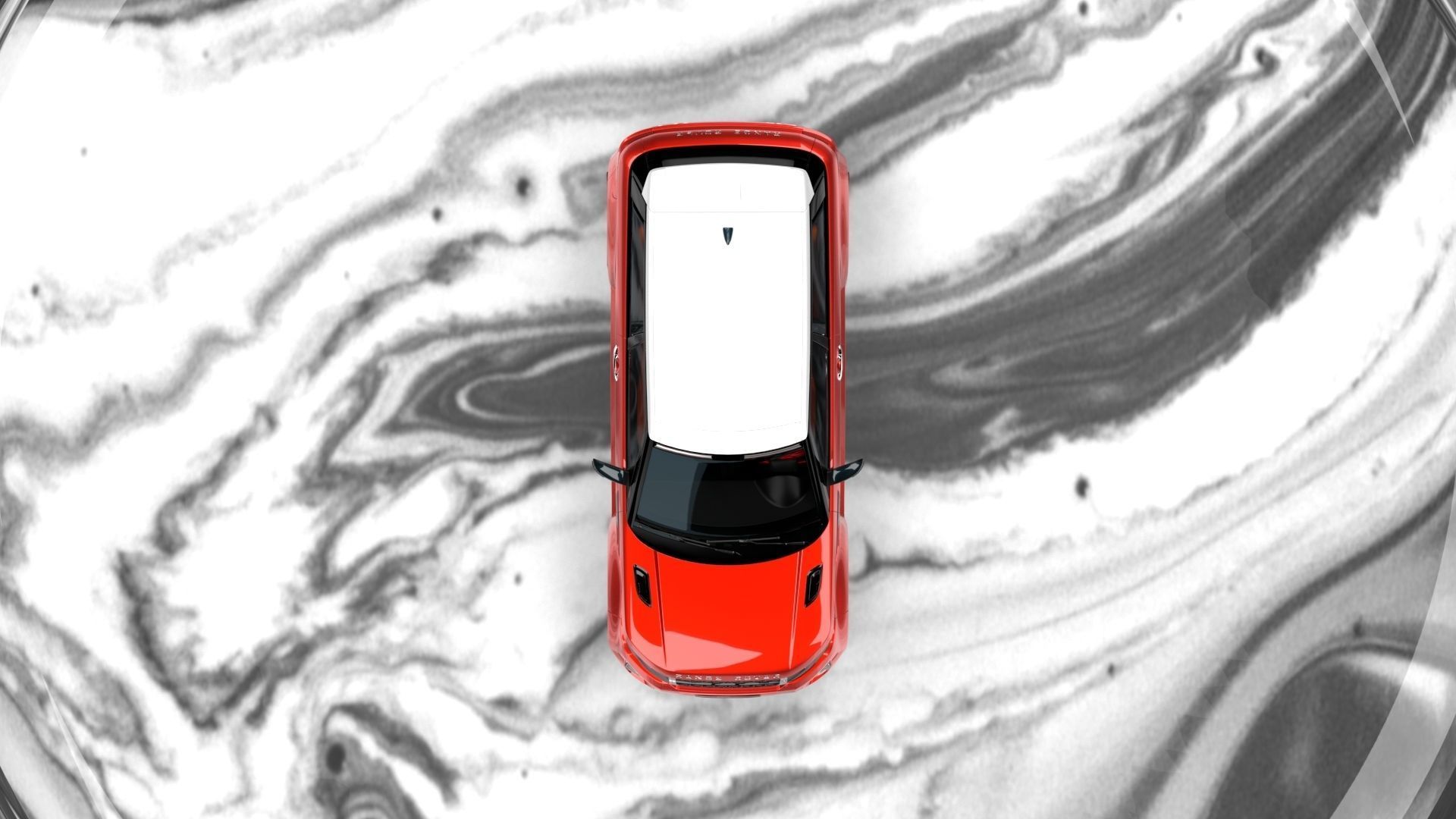 Range Rover Evoque Realistic 3D Car Model Low-poly 3D model_6