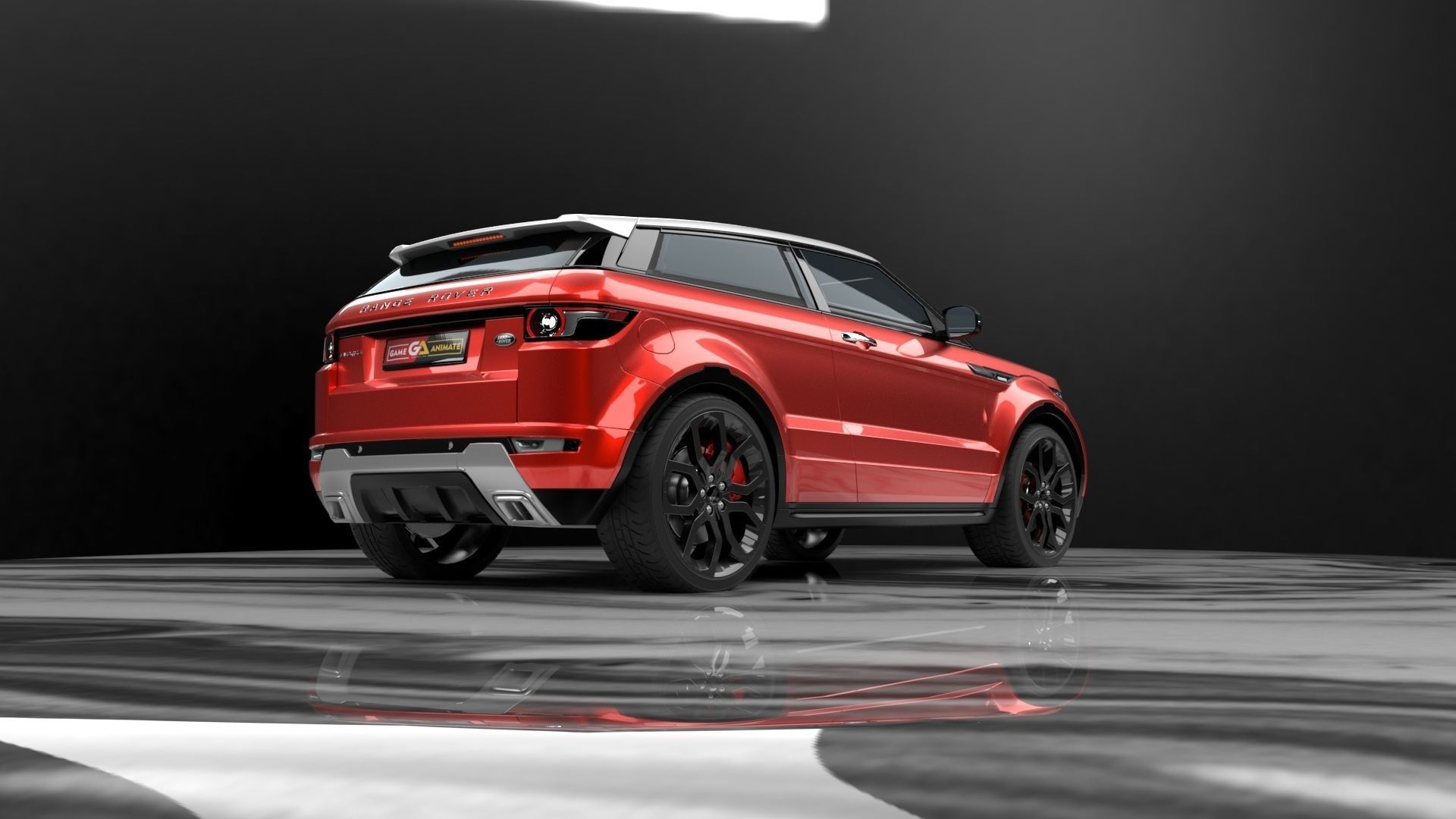 Range Rover Evoque Realistic 3D Car Model Low-poly 3D model_7