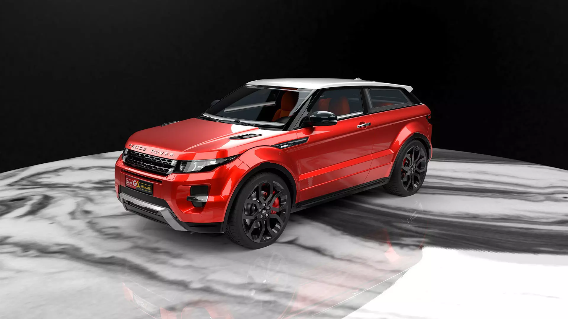 Range Rover Evoque Realistic 3D Car Model Low-poly 3D model_0