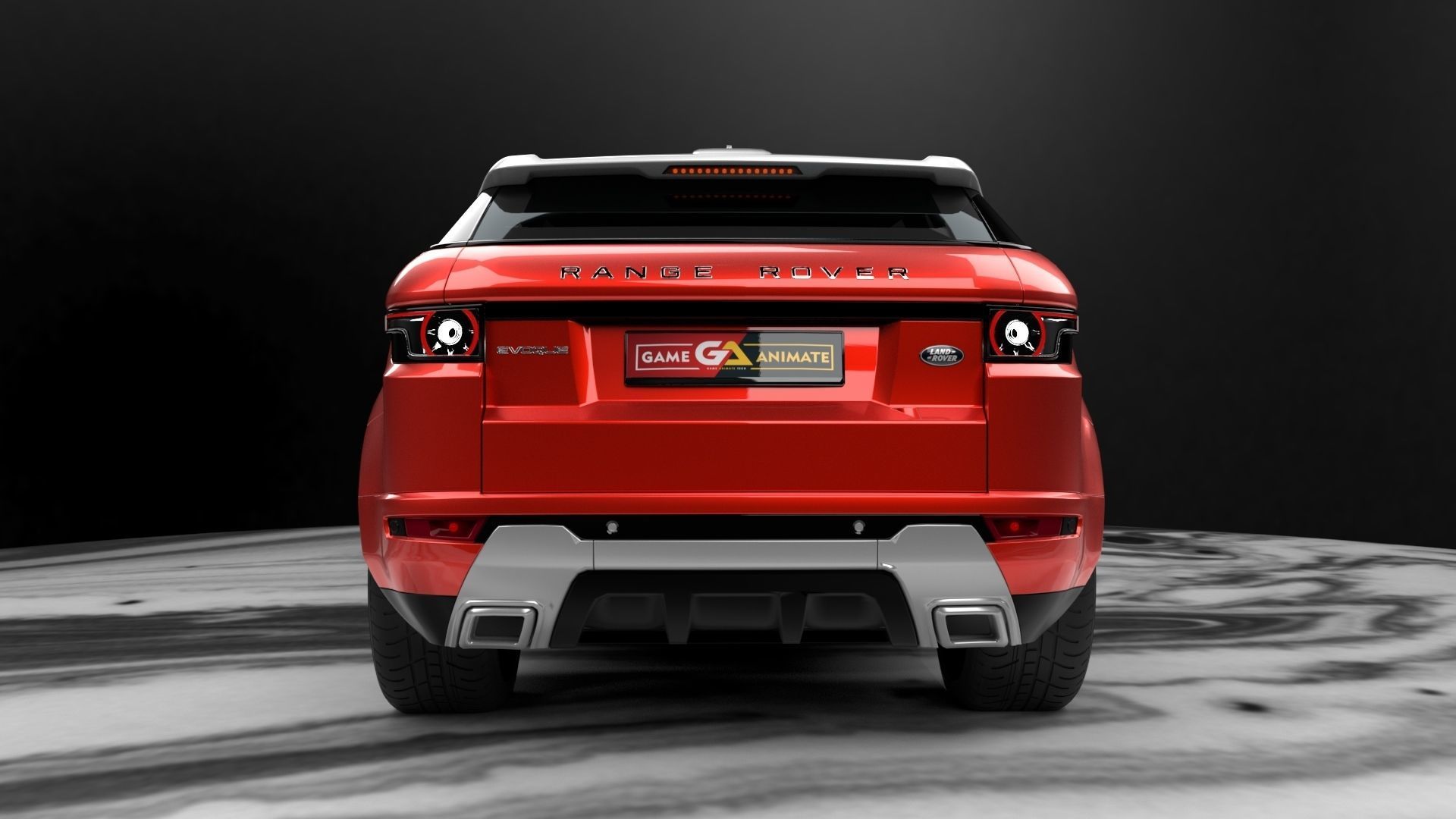 Range Rover Evoque Realistic 3D Car Model Low-poly 3D model_15
