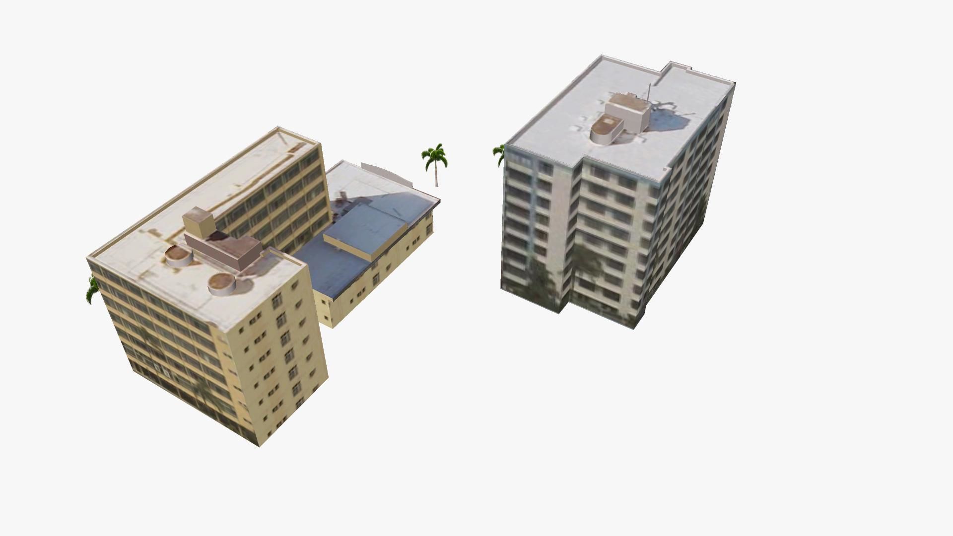 Outbak Jacks Restaurant Southport Building  Low-poly 3D model_2