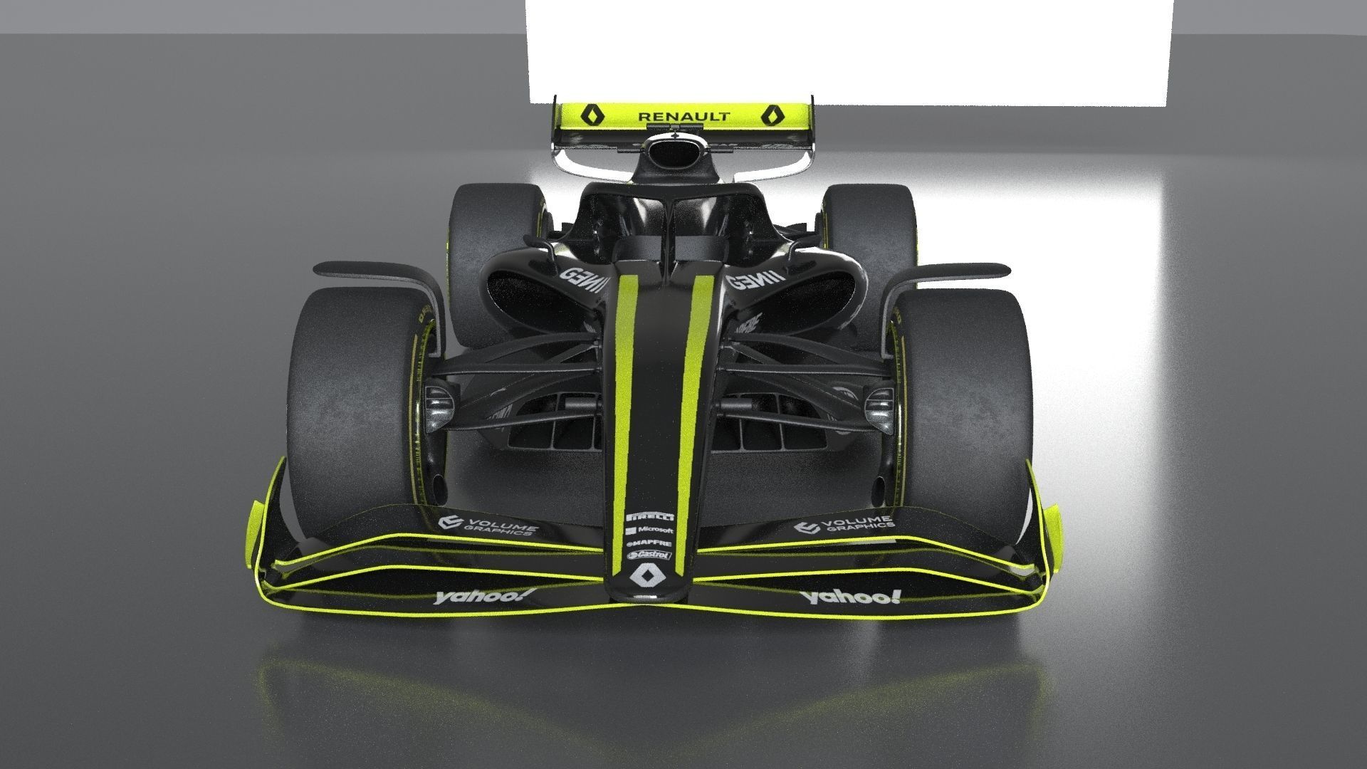 f1 renault 2021 - 2023 concept Low-poly 3D model_25