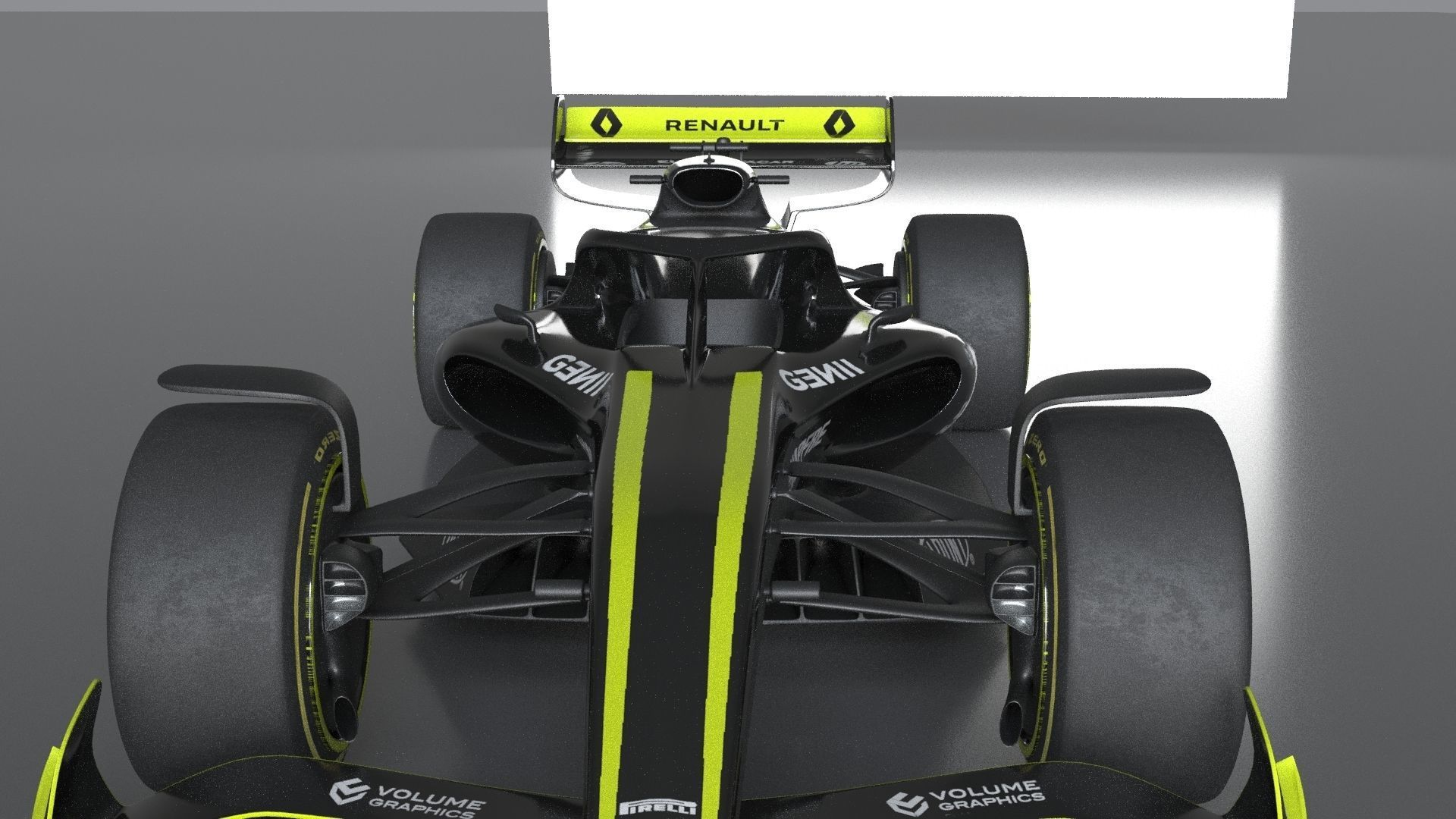 f1 renault 2021 - 2023 concept Low-poly 3D model_23