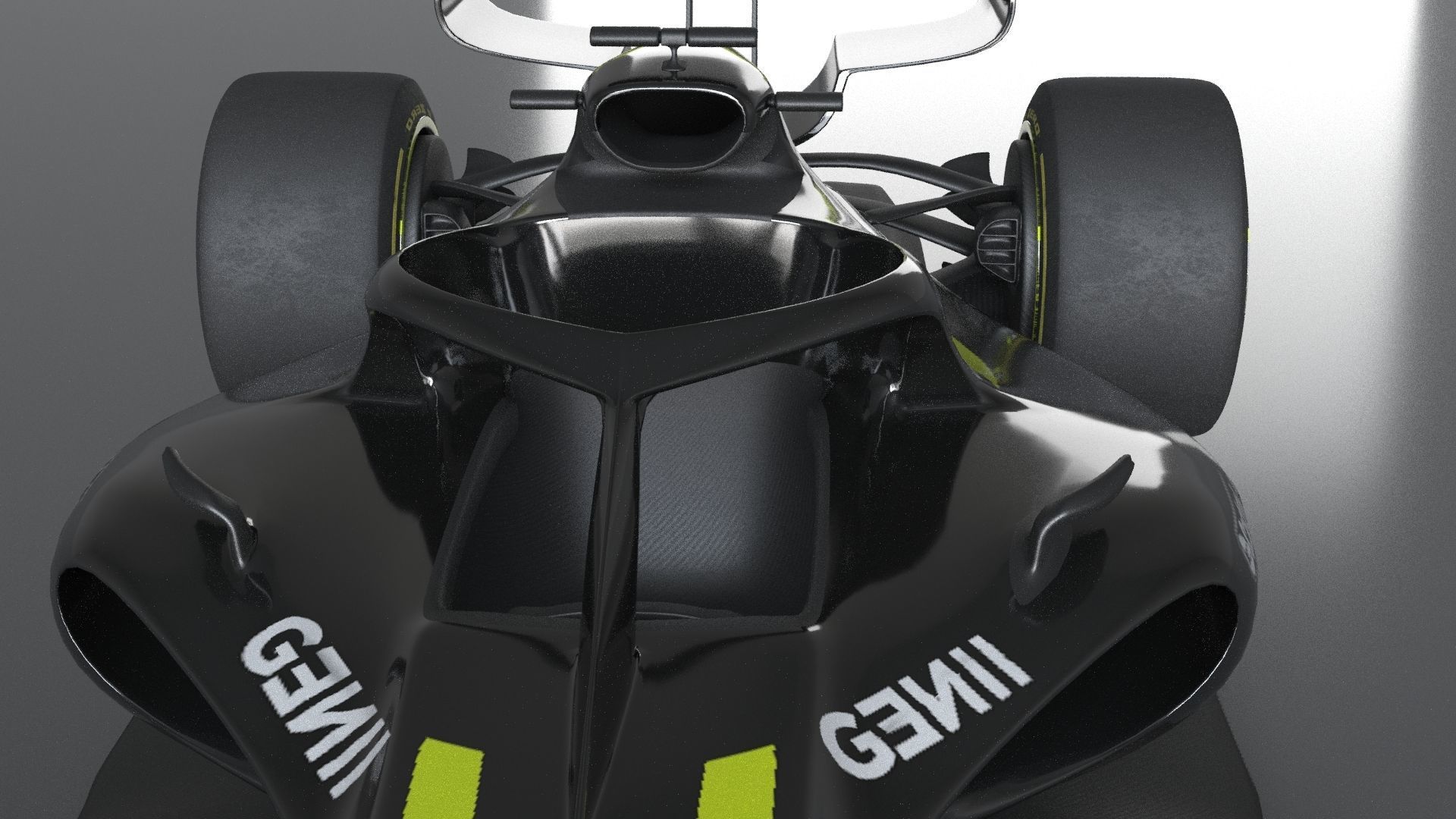 f1 renault 2021 - 2023 concept Low-poly 3D model_21