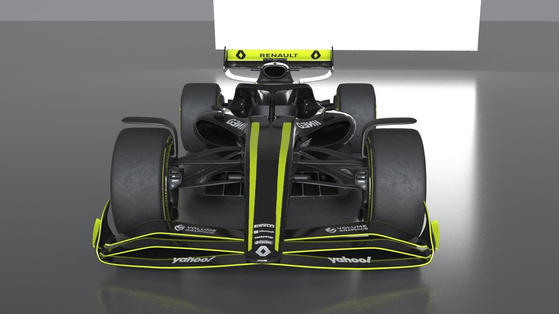 f1 renault 2021 - 2023 concept Low-poly 3D model_24
