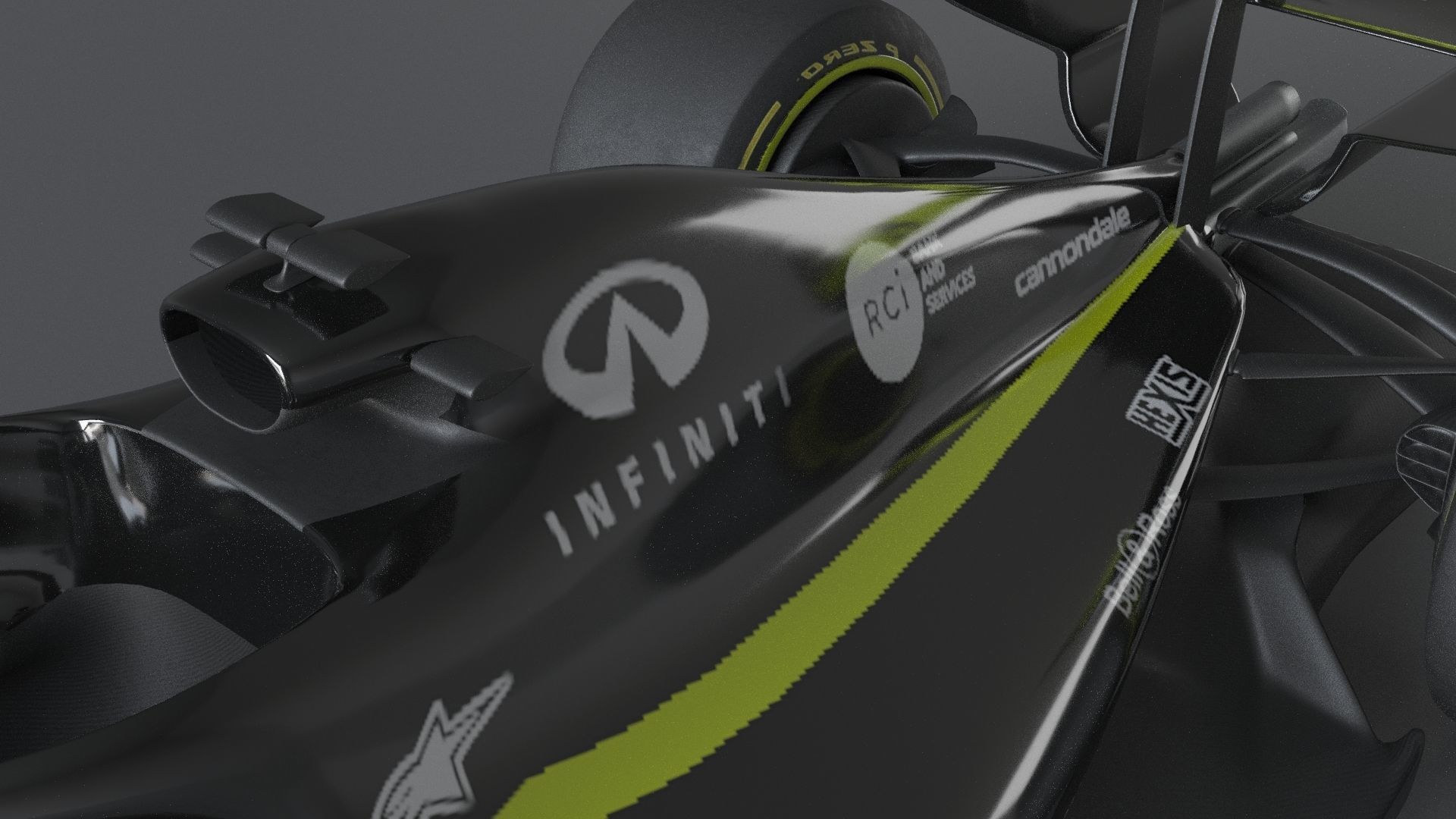 f1 renault 2021 - 2023 concept Low-poly 3D model_28