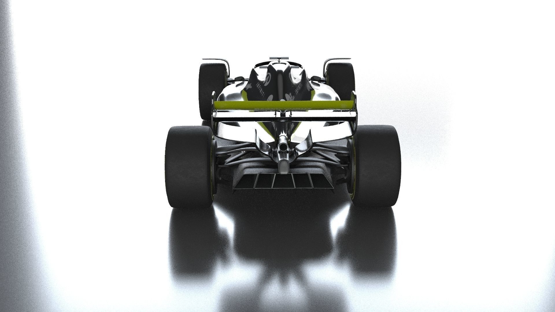 f1 renault 2021 - 2023 concept Low-poly 3D model_20