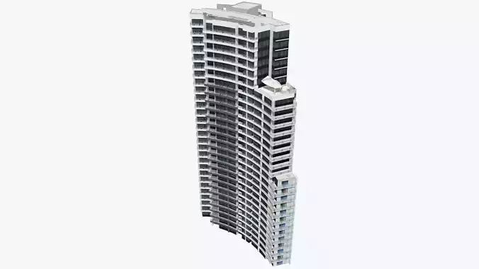 Verve Broadbeach Low-poly 3D model