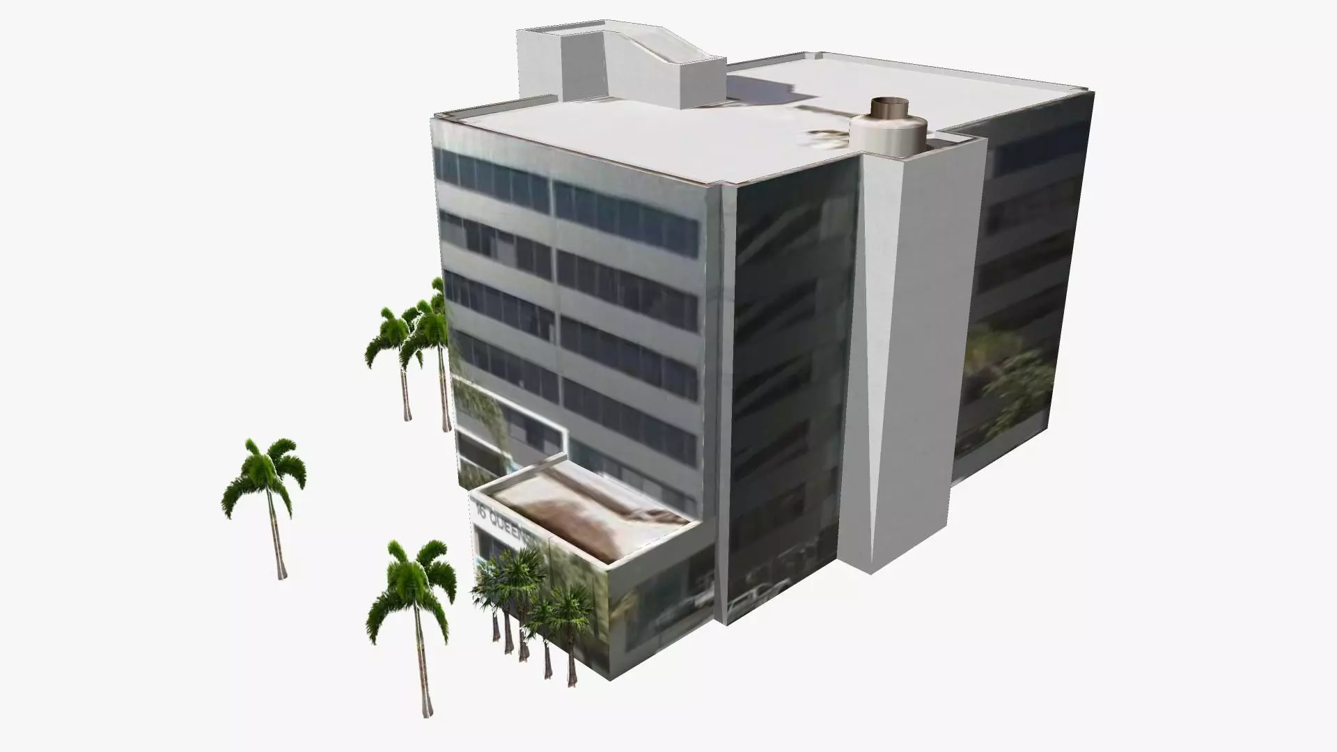 Jade Financial Solutions Low-poly 3D model