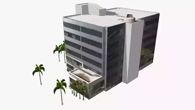 Jade Financial Solutions Low-poly 3D model