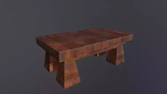 The old stylised mediavel table