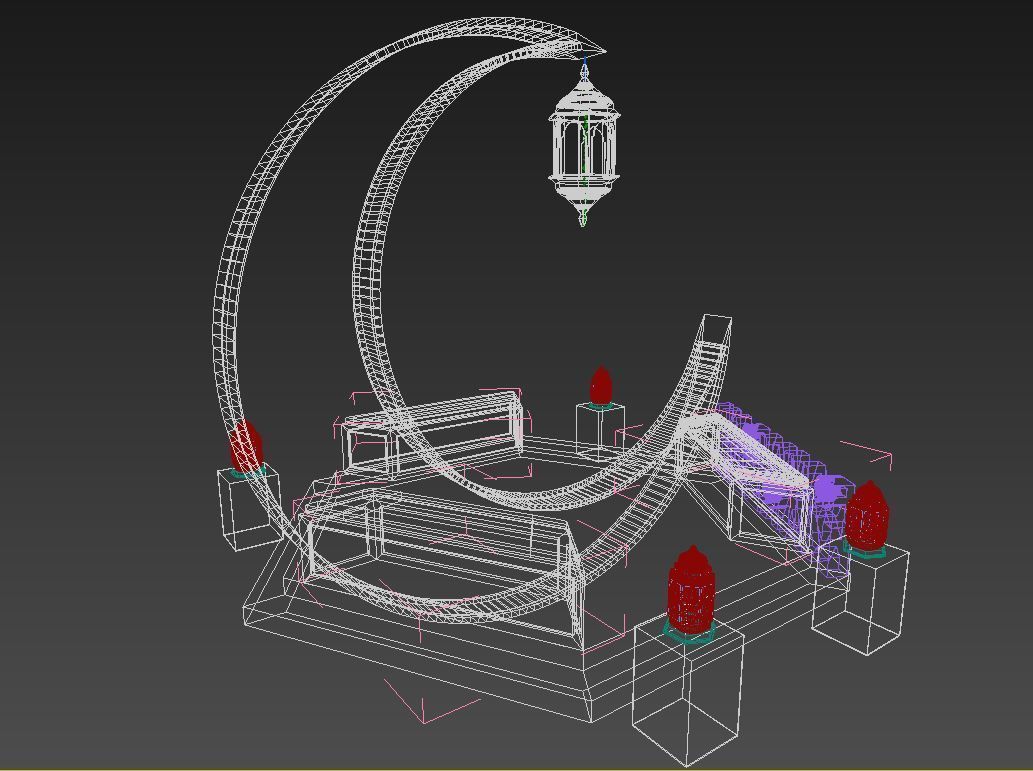 Ramadan Majlis 3D model_2