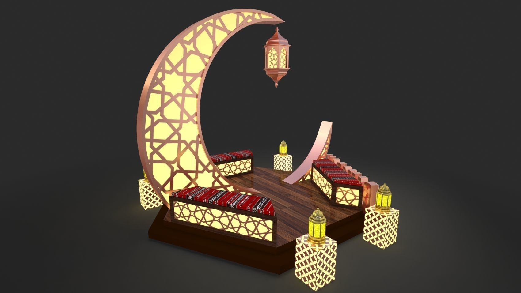 Ramadan Majlis 3D model_1