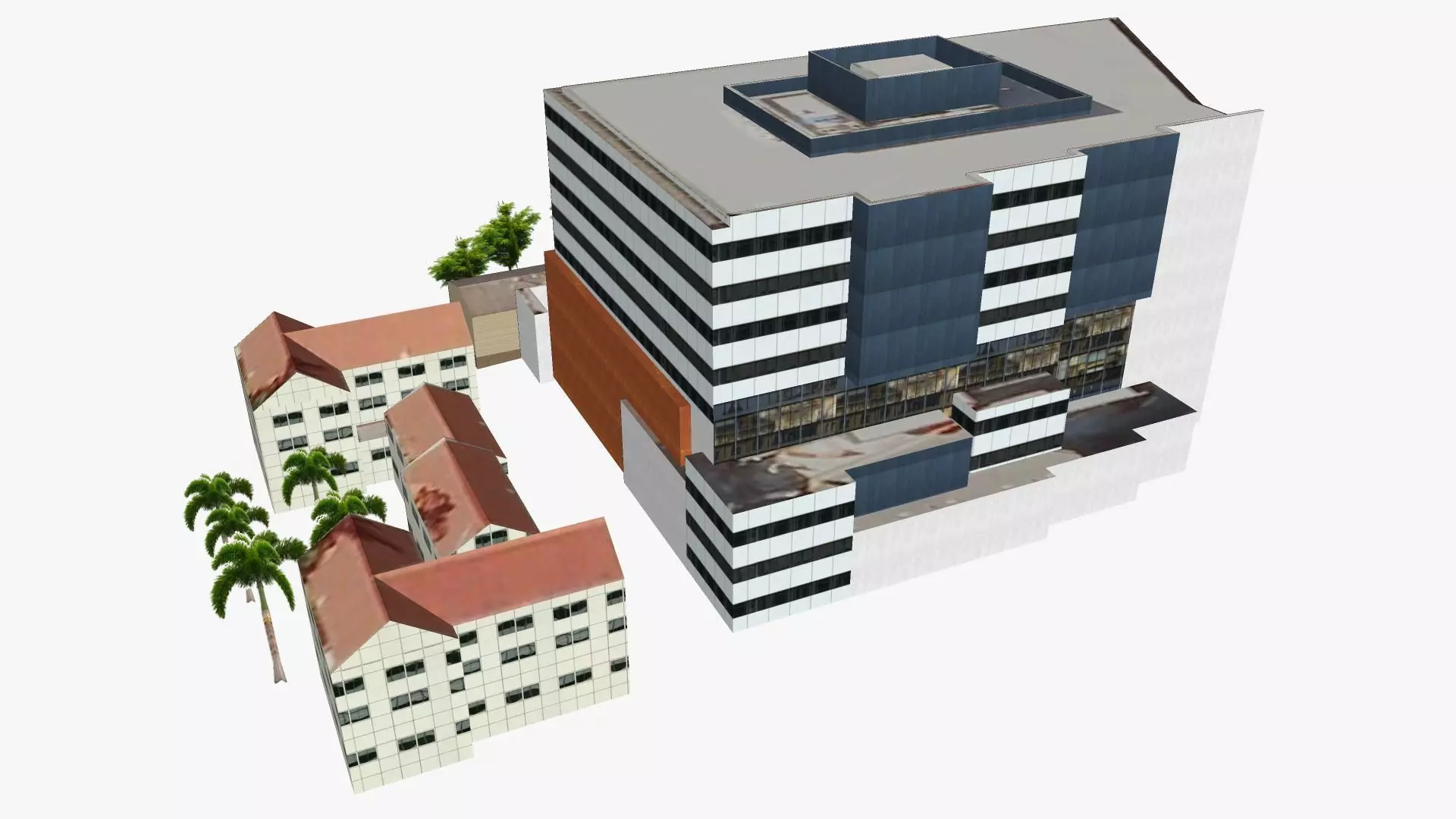 1 High Street Southport Low-poly 3D model