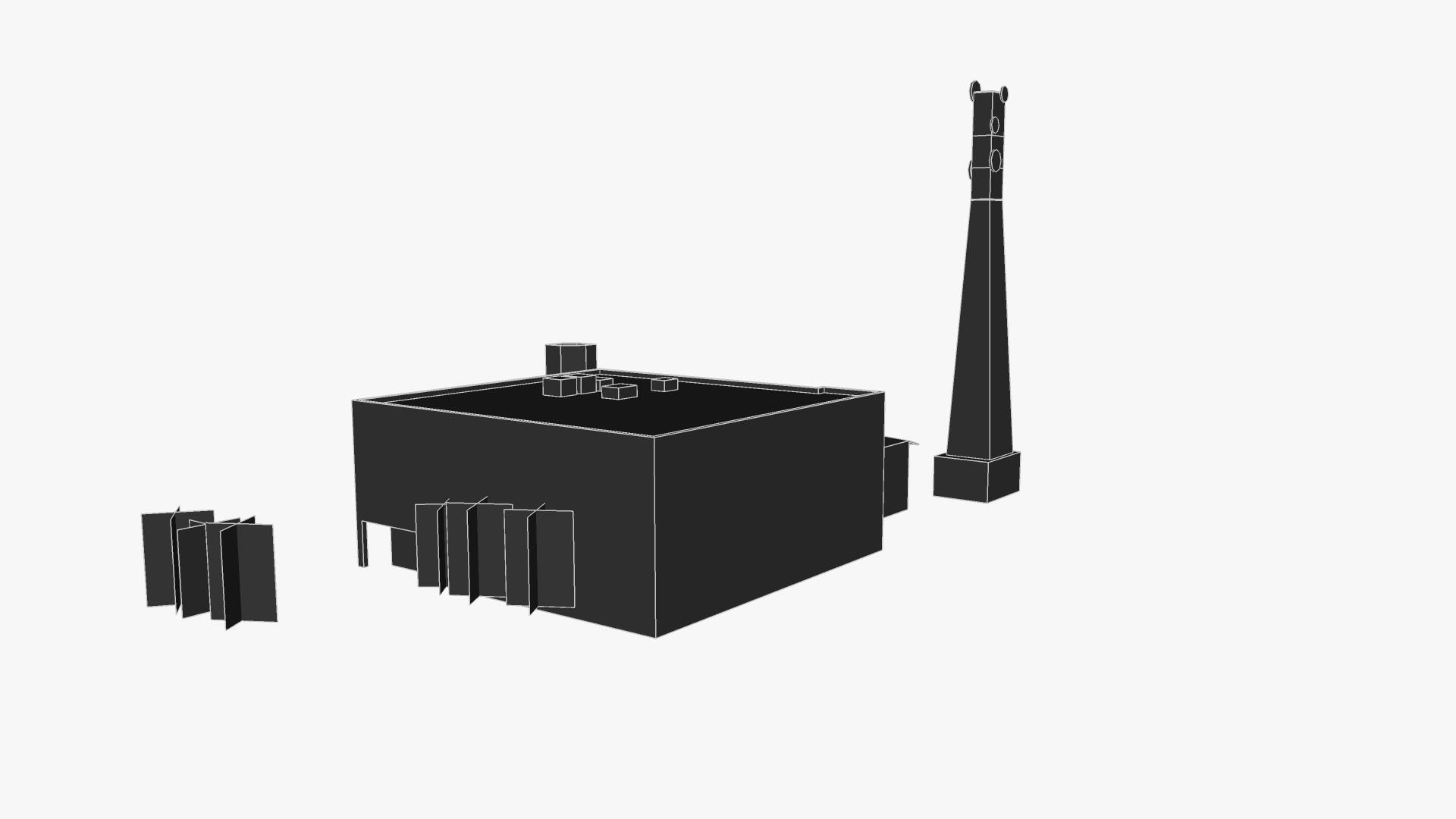 DSE Building Low-poly 3D model_4