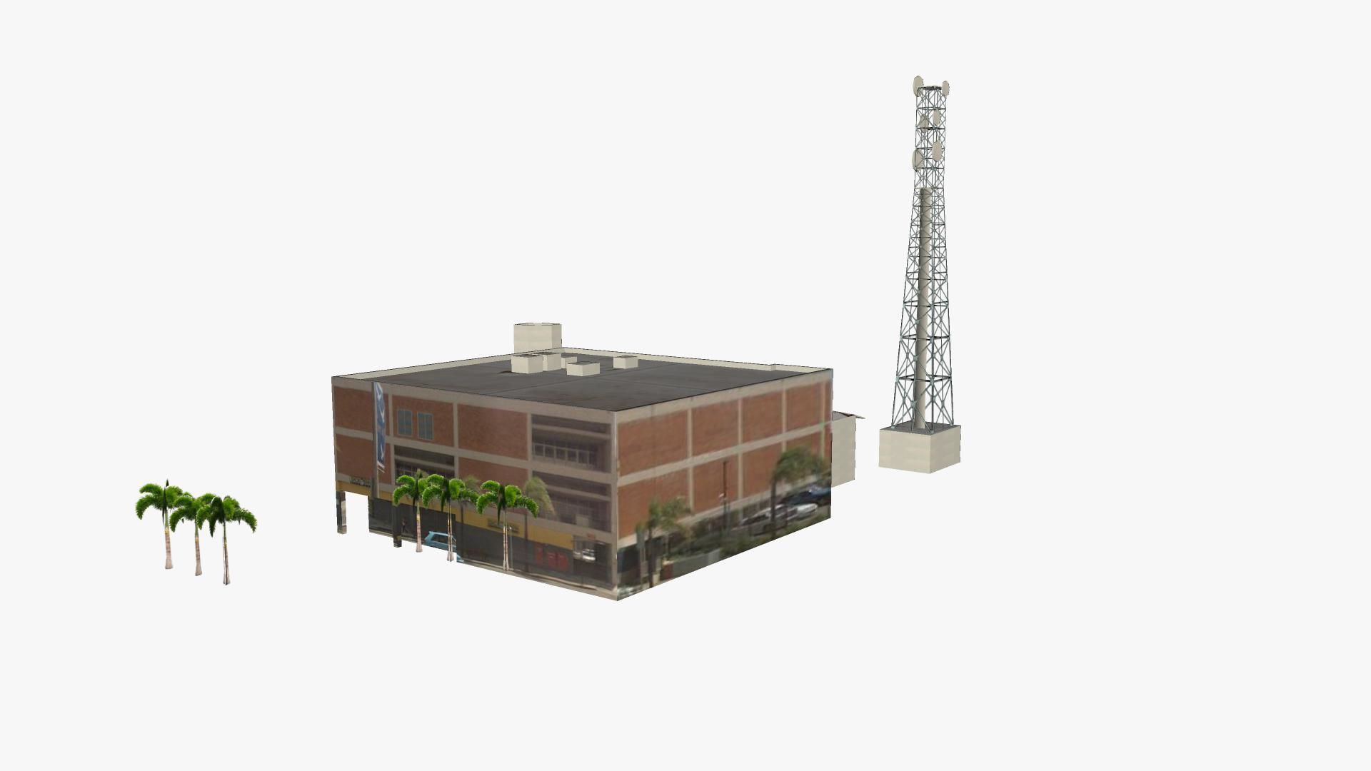 DSE Building Low-poly 3D model_1