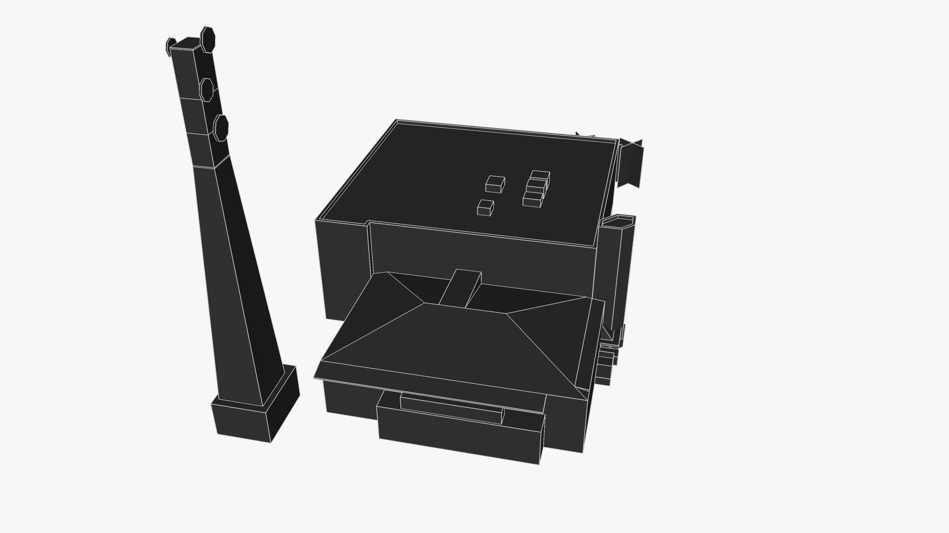 DSE Building Low-poly 3D model_5